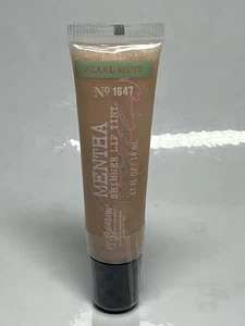 Bath & Body Works CO Bigelow No. 1647 Mentha Shimmer Lip Gloss Tint PEARL MINT - Picture 1 of 2