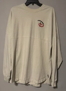 Camiseta deportiva beige estampado abullonado de personajes de Walt Disney World Letters Spirit talla XXL - Imagen 1 de 7