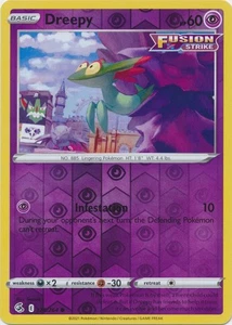 Dreepy 128/264 Reverse Holo Fusion Strike Pokemon Card NM - Imagen 1 de 1