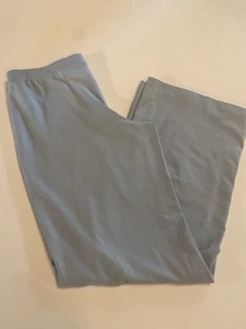 Pantalones de Athleisure Lotus By Soma Talla M Azul Algodón Pima Peruano Yoga Lounge - Imagen 1 de 10