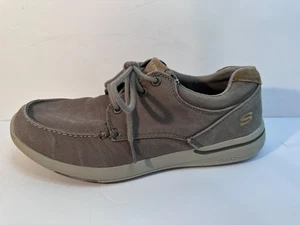 Zapatos Skechers Para Hombres Talla 9 Calce Relajado Elent Sage Informales Tacón de Lona Almohada SN 69 - Imagen 1 de 11