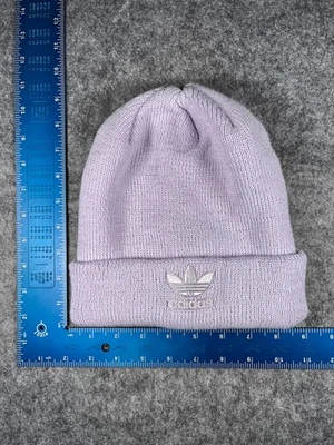 Adidas Gorro Toque Adulto Talla Única Púrpura Tejido 100% Acrílico Bordado Logo Esquí Foto 1 de 4