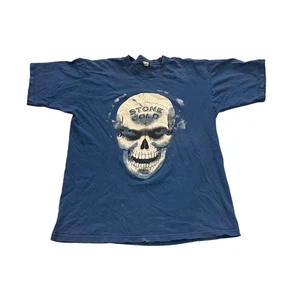 Vintage 90's Stone Cold Steve Austin Skull Head Wrestling T-Shirt WWF Medium - Bild 1 von 8