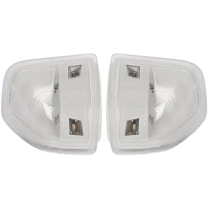 LED Side Mirror Signal Lights Clear Signal Lights No High Universality Fit - Picture 1 of 6