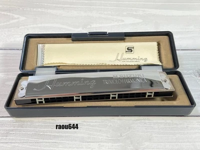 SUZUKI ‎SU-21 HUMMING Am Key 21 agujeros trémolo armónica de Japón Foto 1 de 4