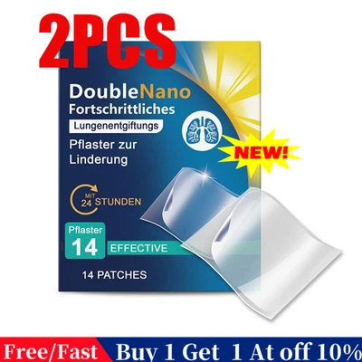 2X Lung Detoxs Patch | Natural Double Lungs Detoxs Patches W/Herbals Extracts - Image 1 of 4