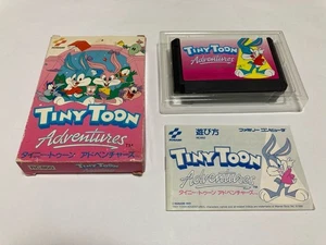 Tiny Toon Adventures Boxed CIB Nintendo Famicom FC KONAMI In Stock Japan import - Picture 1 of 10