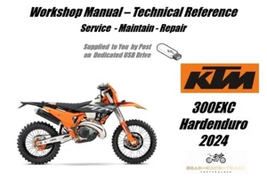 KTM 300EXC 300 EXC Hardenduro Service Reparatur Werkstatthandbuch USB 2024 - Bild 1 von 11
