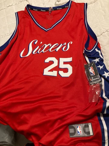 Ben Simmons  Philadelphia Sixers 76ers fanatics red jersey sz Adult 3xl XXXL NWT Cover