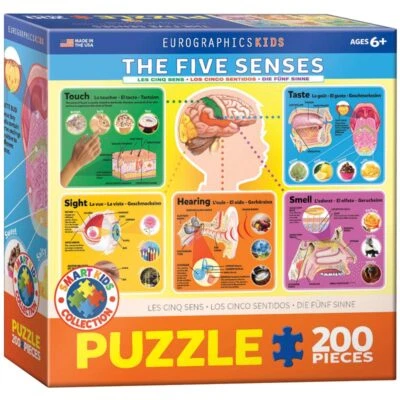 Eurographics The Five Senses 200 Piece Jigsaw Puzzle - Image 1 of 3