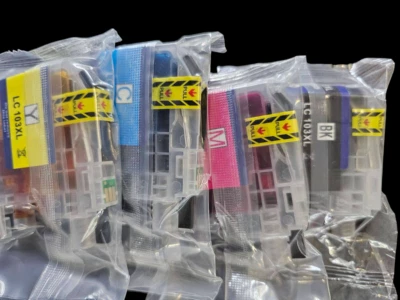 4 Pack Ink for Brother LC-101 Lc-103 Multi-Function MFC-J285DW MFC-J470DW J475DW - Image 1 of 3