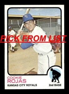 1973 Topps Baseball 2-271 EX/EX-MT Pick From List All PICTURED uu4 - Picture 1 of 455