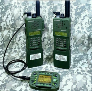 TRI AN/PRC-152 15W 12.6V RADIO MBITR UHF VHF Walkie-Talkie Aluminum Shell KDU - Zdjęcie 1 z 20