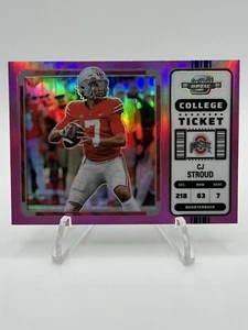 C.J. CJ Stroud Rookie RC - 2023 Chronicles Contenders Optic Draft Picks Pink #2 - Bild 1 von 2