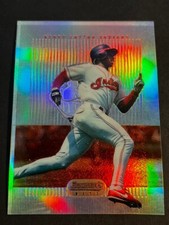Box 1: 1995 Bowman's Best REFRACTOR ERROR BORDERED PROOF Kenny Lofton Indians 20