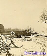 **BEST! Shot Down Luftwaffe KG.55 He-111 Bomber (S1+AP) in Winter Field (#1)!**