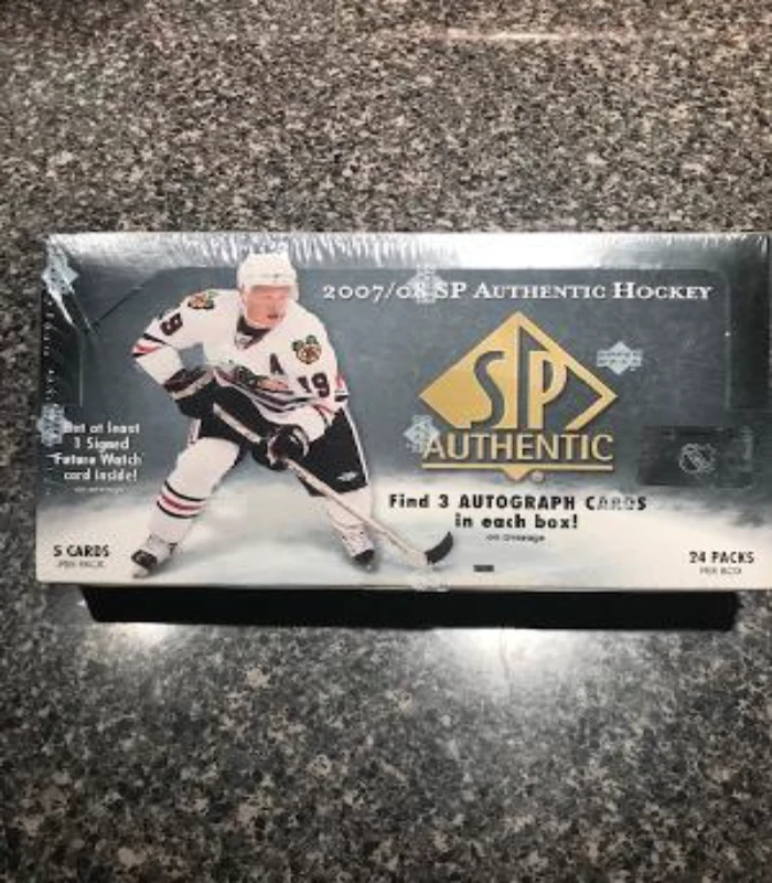 2007-08 Upper Deck SP Authentic Hockey Hobby Box Factory Sealed - Image 1 of 1
