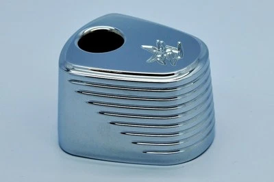 Custom Billet Chrome Ignition Cap Cover Pin Stripe Harley Touring Ultra Classic - Image 1 of 4