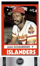 Juan Eichelberger 1980 TCMA Hawaii Islanders #4 San Diego Padres