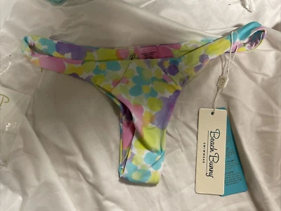 Traje de baño Beach Bunny SYDNEY Tango inferior floral colorido talla pequeña NUEVO con etiqueta Foto 1 de 4