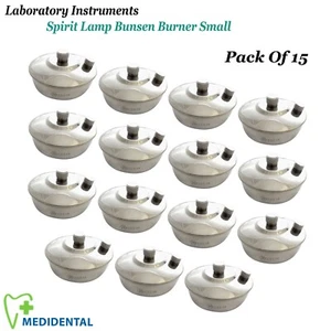15 Stück - Alkohol Spiritus Lampe Bunsenbrenner Dentallabor Instrumente Neu - Bild 1 von 3