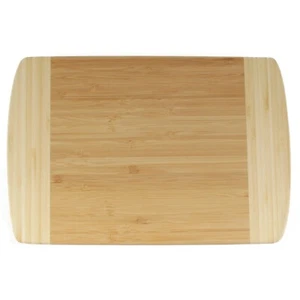 Premium Bamboo Two-Toned Cutting Board - 12" x 8" x 0.75" - Picture 1 of 6