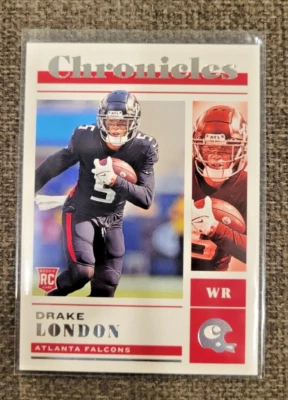 2022 Panini Chronicles Football #44 Drake London Rookie Card - Image 1 of 2