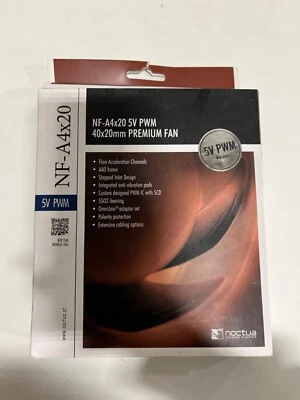 Noctua NF-A4x20 5V PWM, Premium Quiet Fan, 4-Pin, 5V Version 40x20mm, Brown - Image 1 of 2