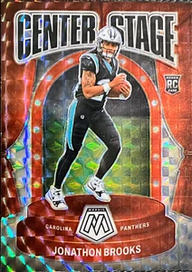 Jonathon Brooks 2024 Panini Mosaic #14 Center Stage Mosaic Prizm (RC) Jaguars - Picture 1 of 2
