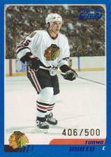 2003-04 O-Pee-Chee Hockey Blue #337 Tuomo Ruutu 406/500