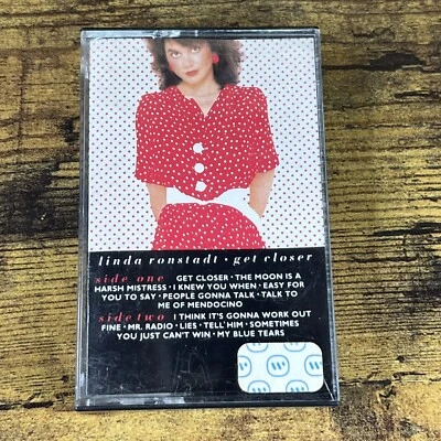 Винтажная кассета Linda Ronstadt Get Closer 1982 Elektra - Изображение 1 из 4