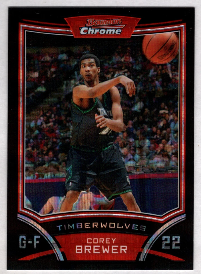 Corey Brewer 2008-09 Bowman Chrome Xfractor /299 — 第 1/1 张图片