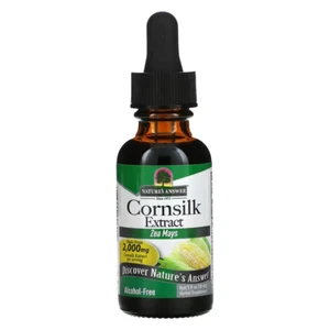 2 x Cornsilk Extract, Alcohol-Free, 2,000 mg, 30 ml(60 ML/2 Bottles) - Picture 1 of 2
