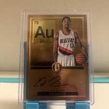 2015-16 PANINI GOLD STANDARD ED DAVIS AU GOLD AUTO 47/79 TRAILBLAZERS