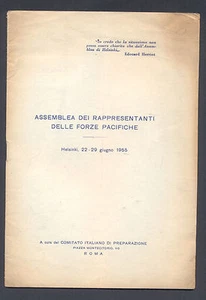 ASSEMBLEA DI RAPPRESENTANZA DELLE FORZE PACIFICHE COMITATO ITALIANO DI PREPARAZI - Picture 1 of 1