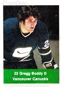 1974-75 NHL Action Stamps #286 Gregg Boddy