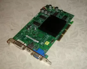 Vintage ASUS Video Graphics Card 5187-3703 V9520/128M DVI VGA 125MB - Picture 1 of 11