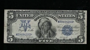 SC 1899 $5 Fr. Certificado de plata Chief 277 (200) - Imagen 1 de 3