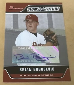 Tarjeta coleccionable de autógrafo de béisbol Bowman 2006 SOF-BB Brian Bogusevic 1982687 - Imagen 1 de 2