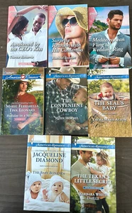 Lot of 8 Romance Novels Harlequin American Romance Paperbacks - Imagen 1 de 5