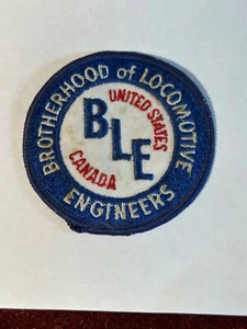 Vintage Patch Brotherhood of Locomotive Engineers United States Canada - Picture 1 of 6