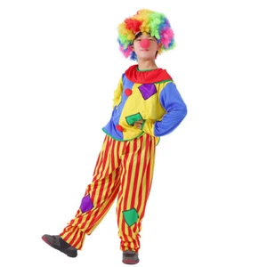 Clown Cosplay Kostüm Kinder Junge Mädchen Party Outfits Karneval Halloween Set - Bild 1 von 9