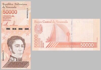 Venezuela 50000 Bolivares 2019 Unz • 1.60€