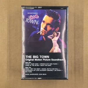 THE BIG TOWN Cassette Tape 80s ORIGINAL SOUNDTRACK Blues Rockabilly JOHNNY CASH - Picture 1 of 6