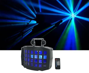 Rockville BD20 Battery Powered DJ Party Dance Floor Derby Light w Wireless DMX - Picture 1 of 10