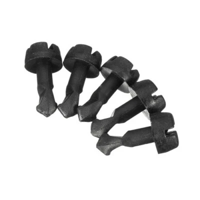 Juego de 5 clips giratorios de cubierta superior del motor tornillos negros de bloqueo N90642001 N-906-420-01 Foto 1 de 4