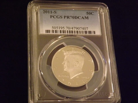 2011 -S         Half Dollar          PCGS   PR 70 Cover