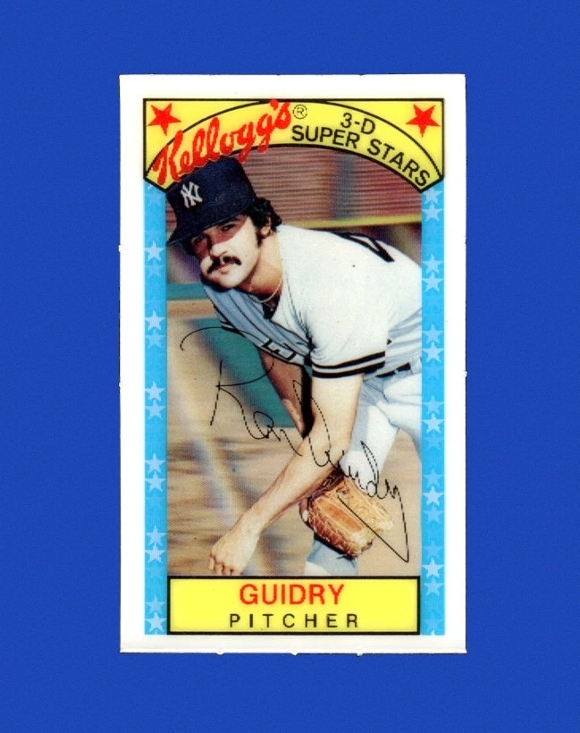 1979 Kellogg's Set-Break # 11 Ron Guidry NM-MT OR BETTER *GMCARDS* - Image 1 of 2
