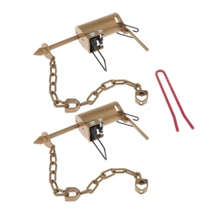 2Pcs Dog Proofs with A Strong Coil Spring Portable for Outdoor Farm - Picture 1 of 6