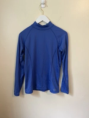 Женская водолазка Reebok имитация синяя с длинным рукавом функциональный слой размер средний - Изображение 1 из 4